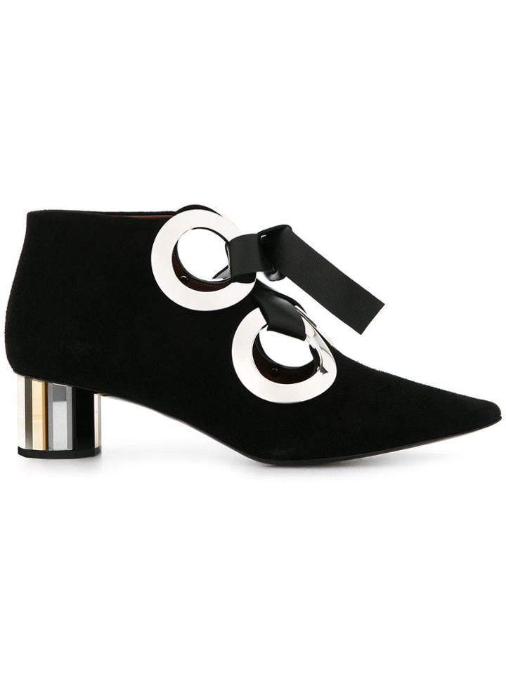 Proenza Schouler Grommet Ankle Boot - Black