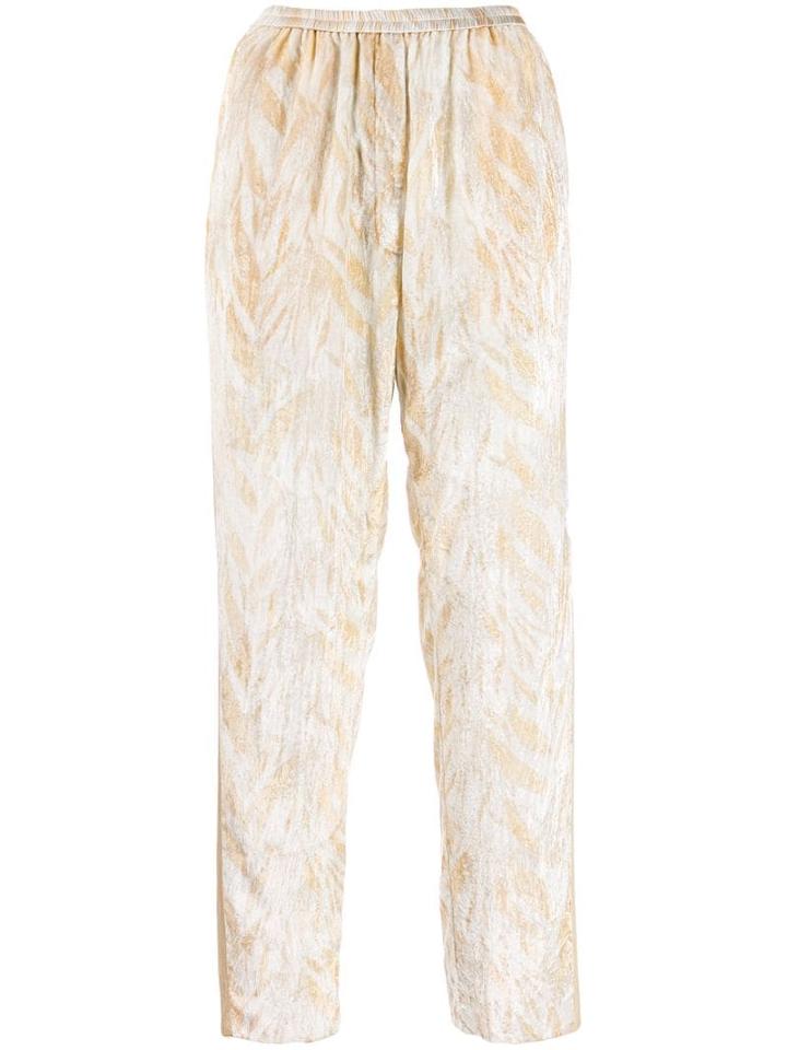 Forte Forte Neve Velvet Trousers - Neutrals
