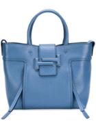 Tod's Double T Tote - Blue