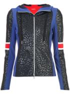 Marc Cain Animal Print Sports Jacket - Blue