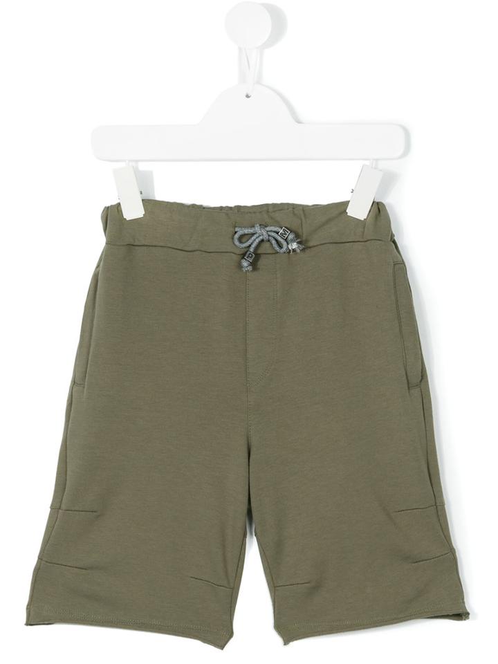 Paolo Pecora Kids - Casual Shorts - Kids - Cotton/spandex/elastane - 12 Yrs, Green
