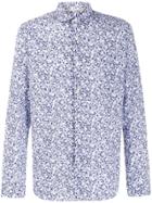 Al Duca D'aosta 1902 Floral Print Button-up Shirt - Blue