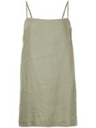 Venroy Lace-up Mini Dress - Green