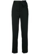 Y/project Turnover Waistband Tailored Trousers - Black