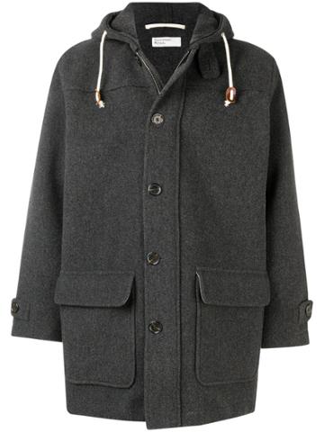 Universal Works Melton Hooded Mountain Parka - Grey