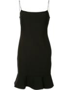 Likely Ruffled Trim Cocktail Dress - Black