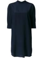 Aspesi Band Collar Dress - Blue