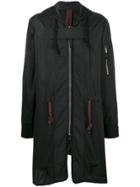 Ziggy Chen Mid-length Raincoat - Black