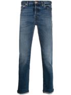 Pt05 Slim Faded Jeans - Blue