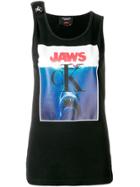 Calvin Klein 205w39nyc Jaws Embellished Logo Tank - Black