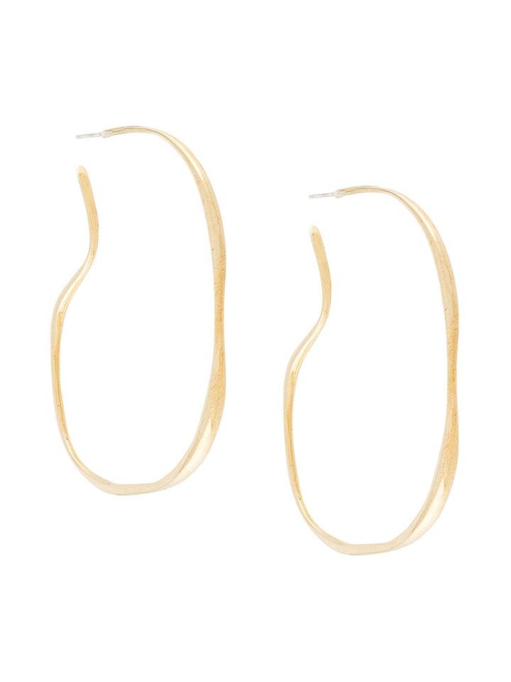 Faris Vero Hoops Earrings - Metallic