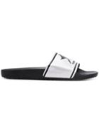 Plein Sport Branded Slippers - Grey