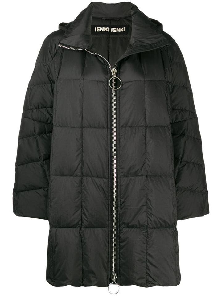 Ienki Ienki Zipped Padded Coat - Black