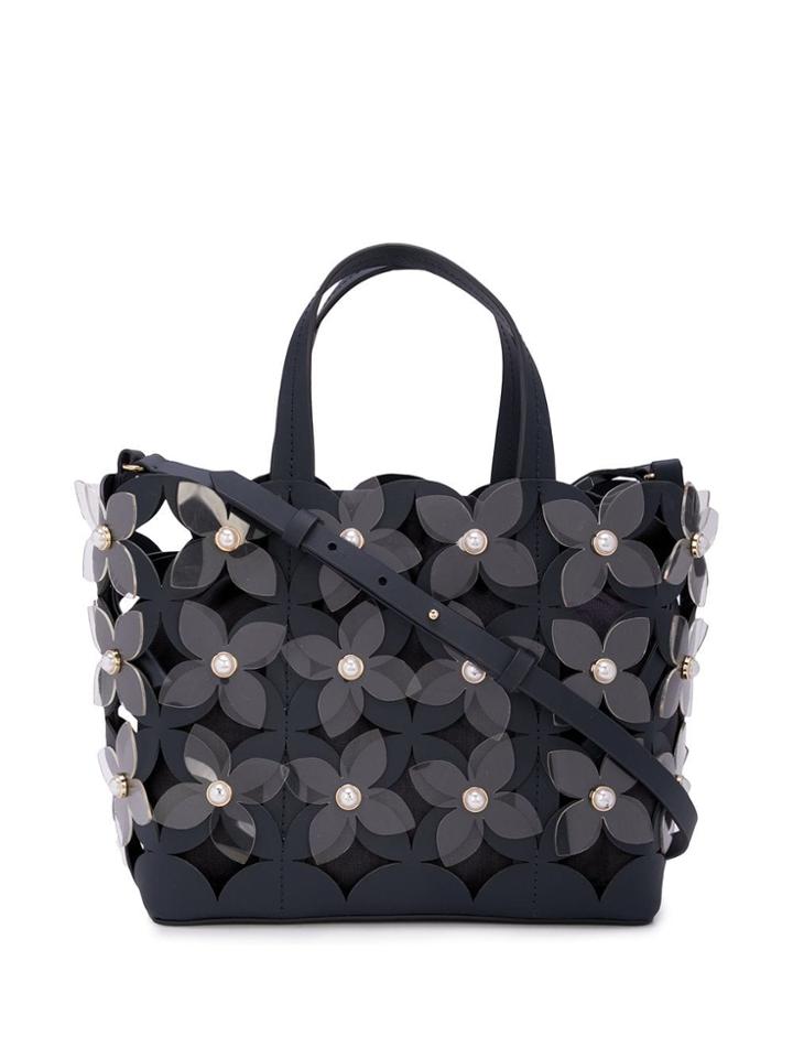 Zac Zac Posen Floral Bouquet Shopper Bag - Blue