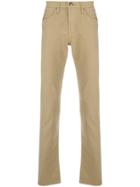 J Brand Kane Slim-fit Trousers - Nude & Neutrals