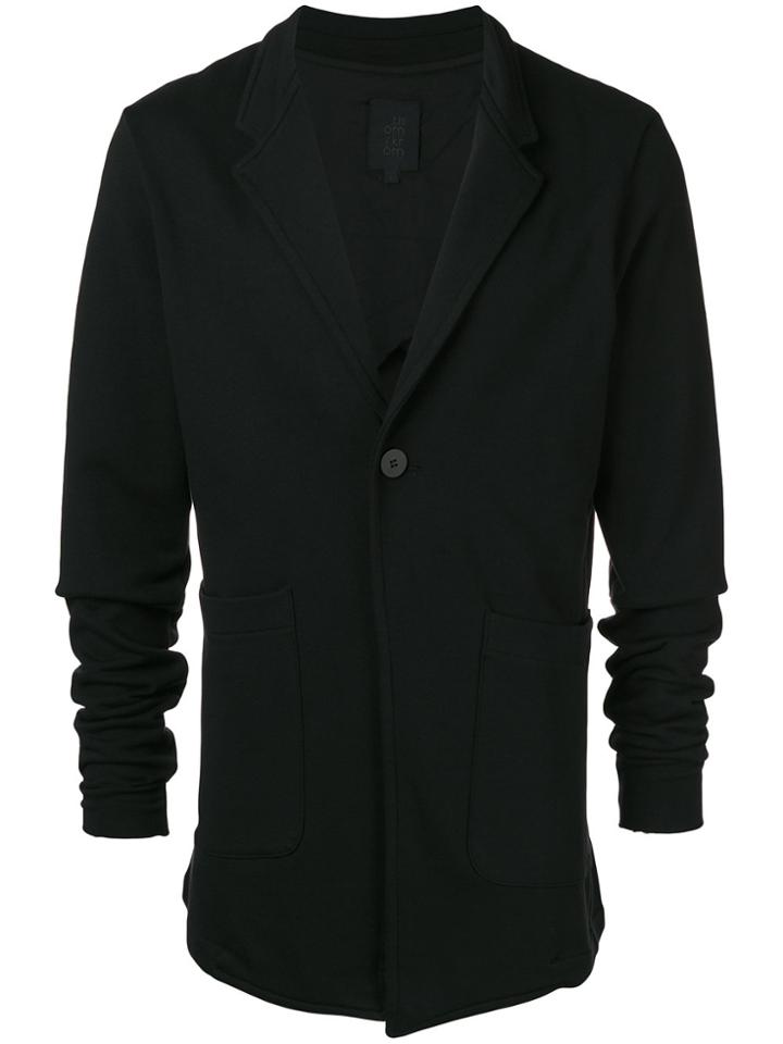 Thom Krom Single Breasted Cotton Blazer - Black