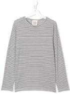 Douuod Kids Longsleeved Striped T-shirt - White