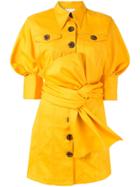 Acler Priestly Denim Shirt Dress - Yellow