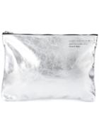 Golden Goose Deluxe Brand 'toast' Clutch, Women's, Grey, Nappa Leather