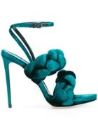 Marco De Vincenzo Braided Sandals - Blue