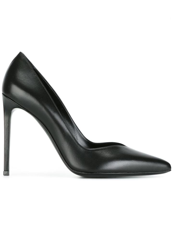 Saint Laurent Classic Paris Skinny 105 Pumps - Black