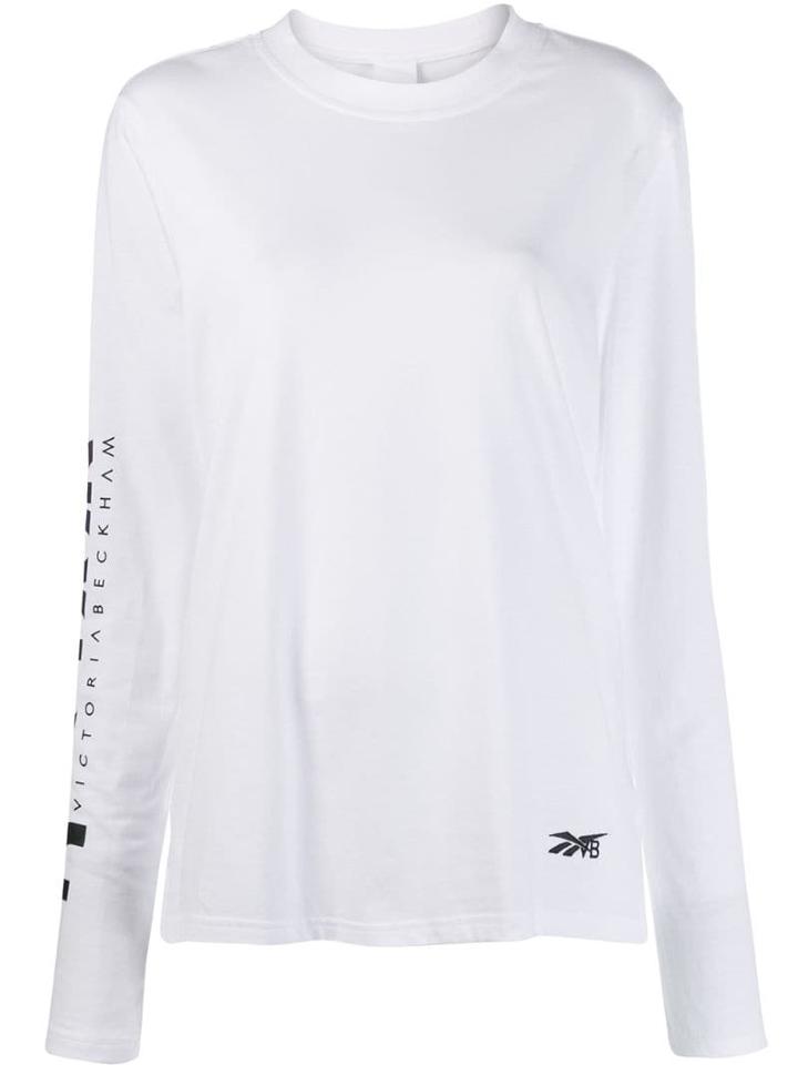 Reebok X Victoria Beckham Printed Jersey T-shirt - White