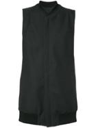 Devoa Long Top - Black