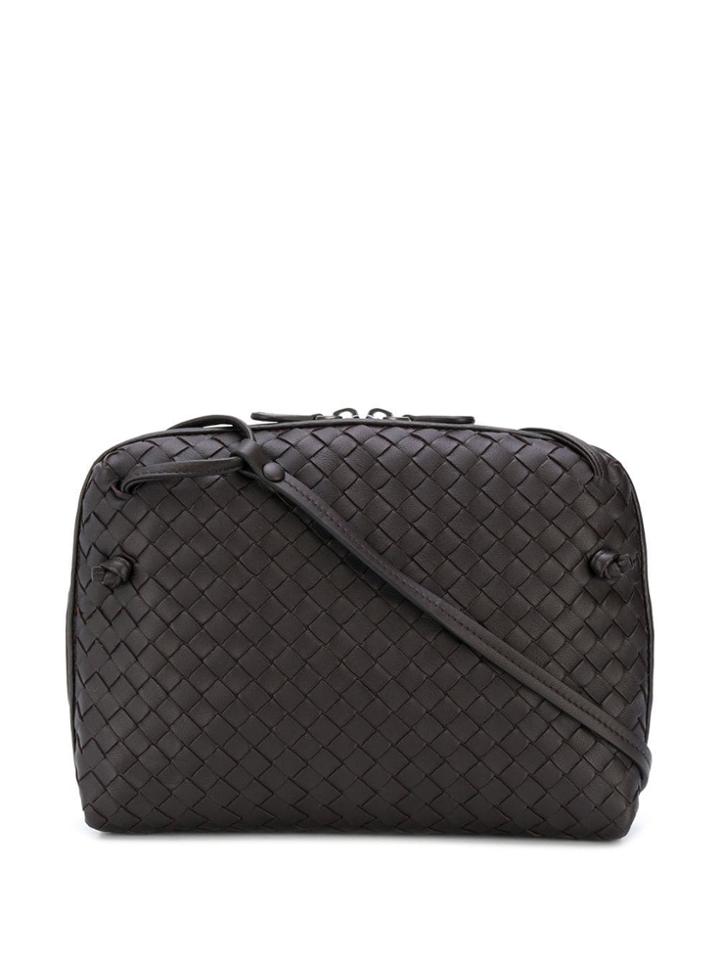 Bottega Veneta Nodini Intrecciato Cross-body Bag - Brown