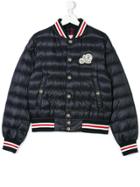 Moncler Kids Corbiac Padded Jacket - Blue