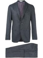 Boglioli Two Piece Dress Suit, Men's, Size: 48, Grey, Wool/acetate/cupro