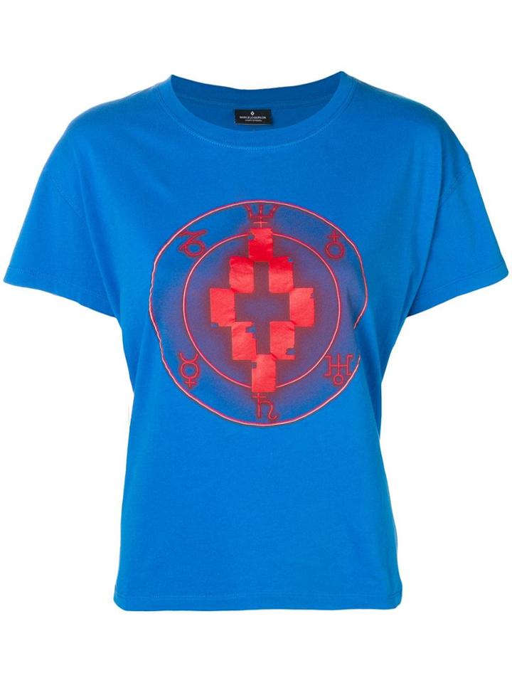 Marcelo Burlon County Of Milan Neversleep T-shirt - Blue