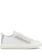 Giuseppe Zanotti Blabber Stud-embellished Sneakers - White