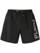 Plein Sport Logo Swimming Shorts - Black