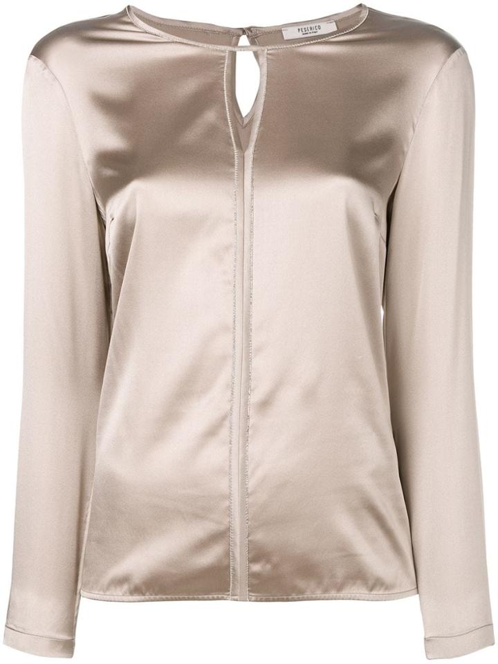 Peserico Silk Blouse - Nude & Neutrals