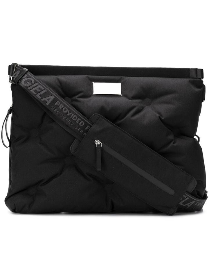 Maison Margiela Quilted Messenger Bag - Black
