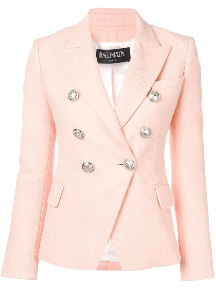 Balmain Double-breasted Blazer - Pink