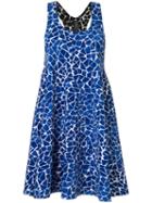 Norma Kamali Reversible Mosaic Slip Dress - Blue