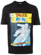 Love Moschino 'st. Fumetto' T-shirt, Men's, Size: Small, Black, Cotton