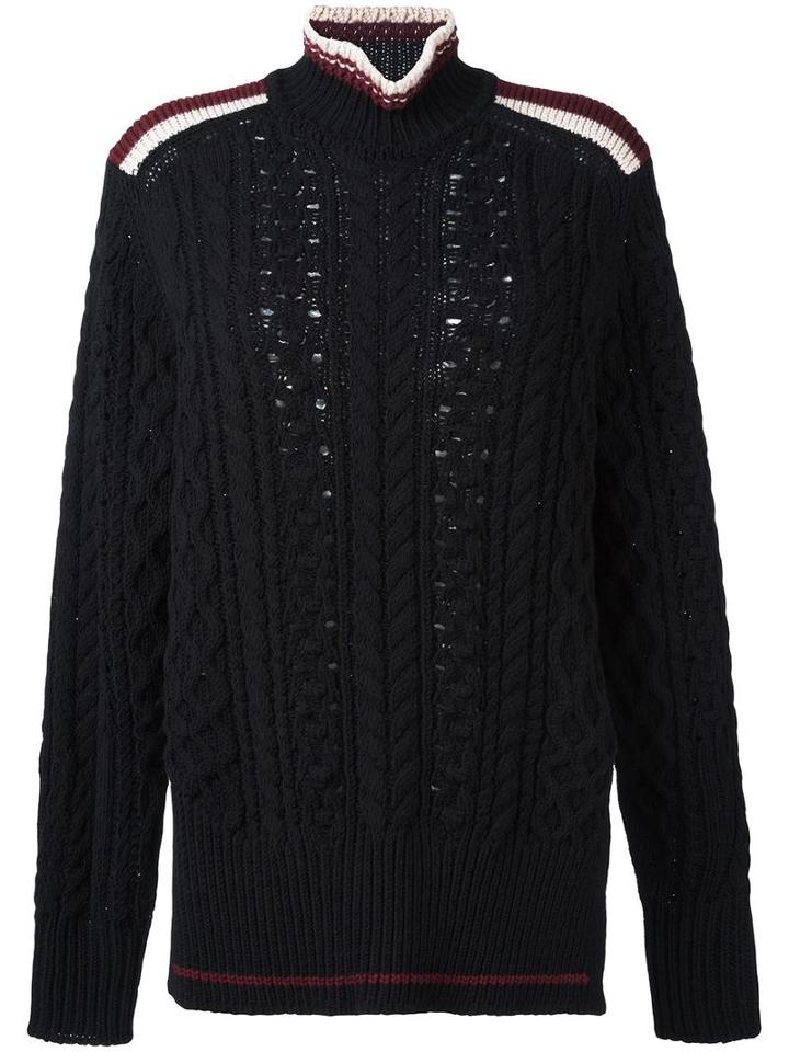 Isabel Marant 'edison' High Neck Jumper, Women's, Size: 36, Black, Polyester/wool