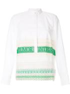 Tory Burch Lace Trim Shirt - White