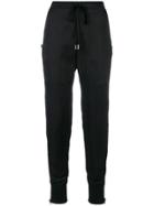 Tom Ford High Waisted Track Style Trousers - Black