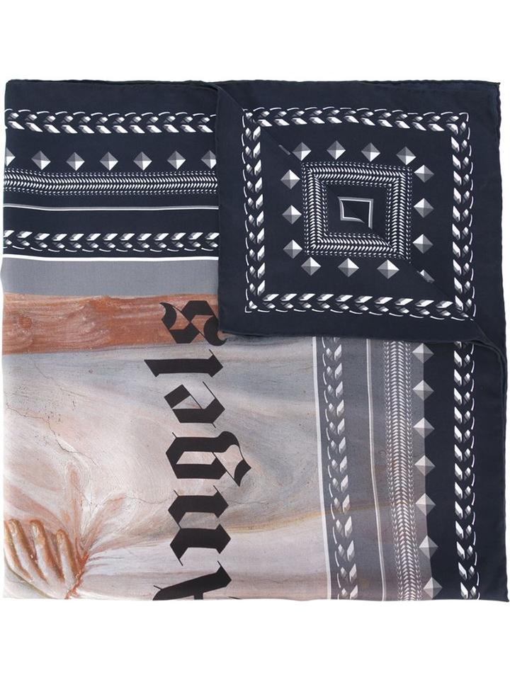 Palm Angels Logo Print Scarf
