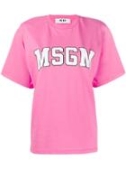 Msgm Printed T-shirt - Pink