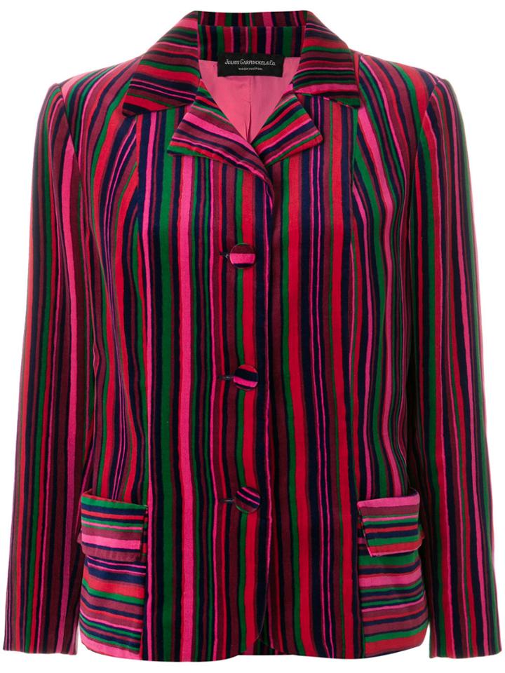 William Vintage 1973 Candy Striped Jacket - Multicolour