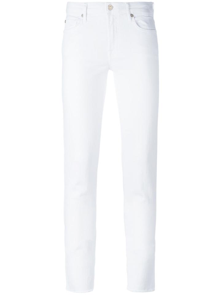 7 For All Mankind Slim Fit Jeans - White
