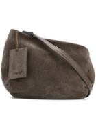 Marsèll - Diagonal Cut Mini Bag - Women - Suede - One Size, Grey, Suede