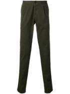 Philipp Plein Contrast Trim Chino Trousers - Green