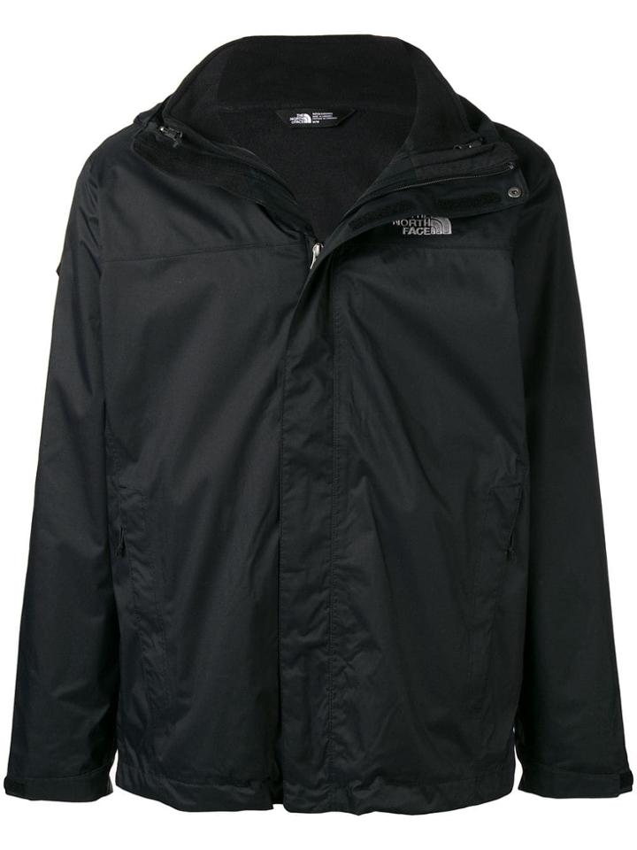 The North Face Zipped Up Wind Breaker - Black