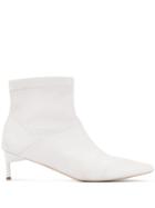 Manning Cartell Kitten Heel Ankle Boots - White