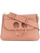 J.w.anderson Pierce Shoulder Bag, Women's, Pink/purple, Calf Leather/metal (other)